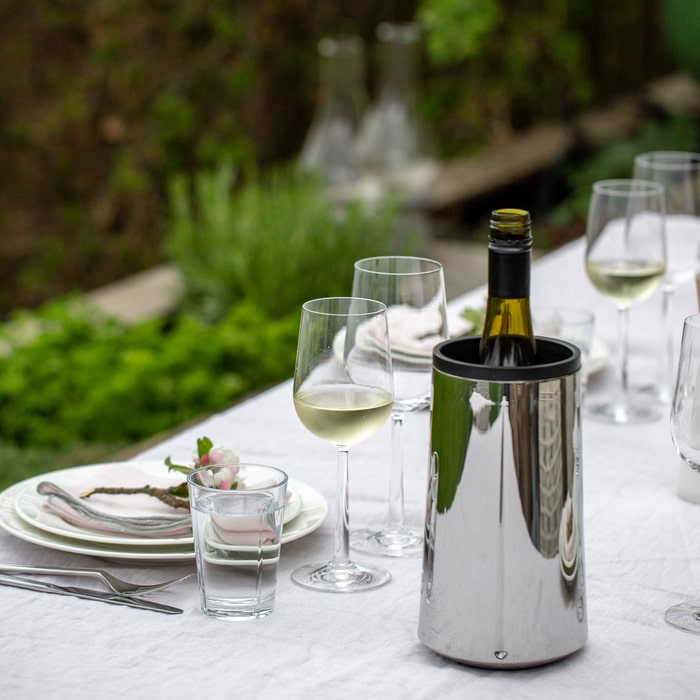 Rosendahl Grand Cru Barware Wine Cooler, Steel, H: 8.9"