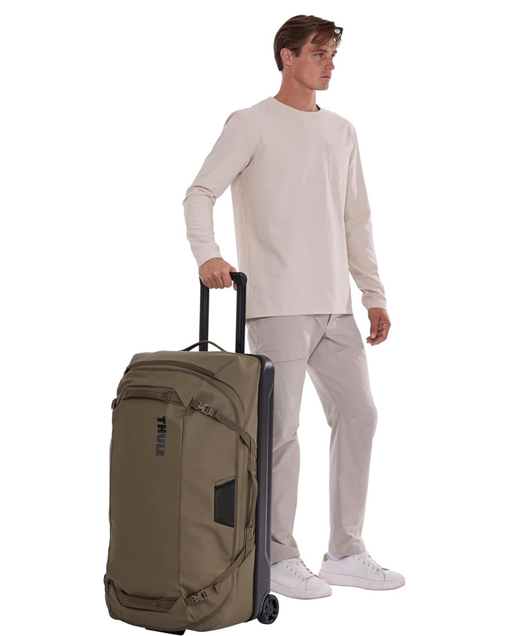 Thule Chasm Wheeled Duffel Bag | 110L / Deep Khaki