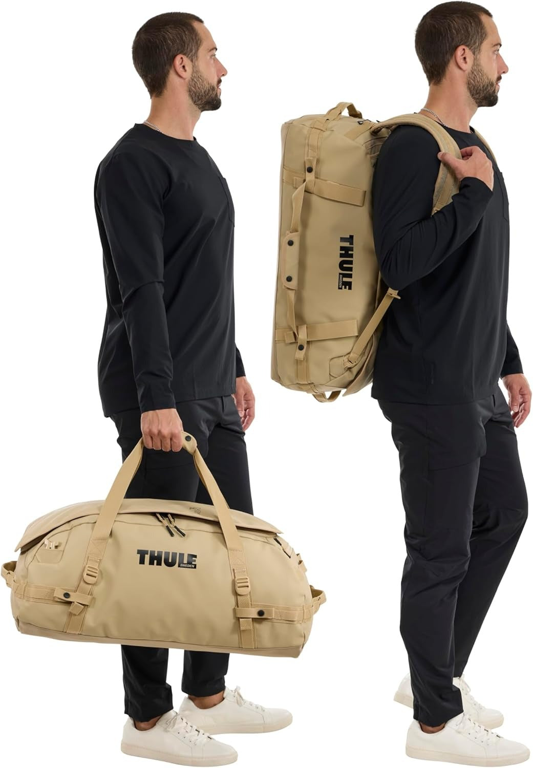 Thule Chasm Duffel Bag || color: Gentle Beige + size: 70L