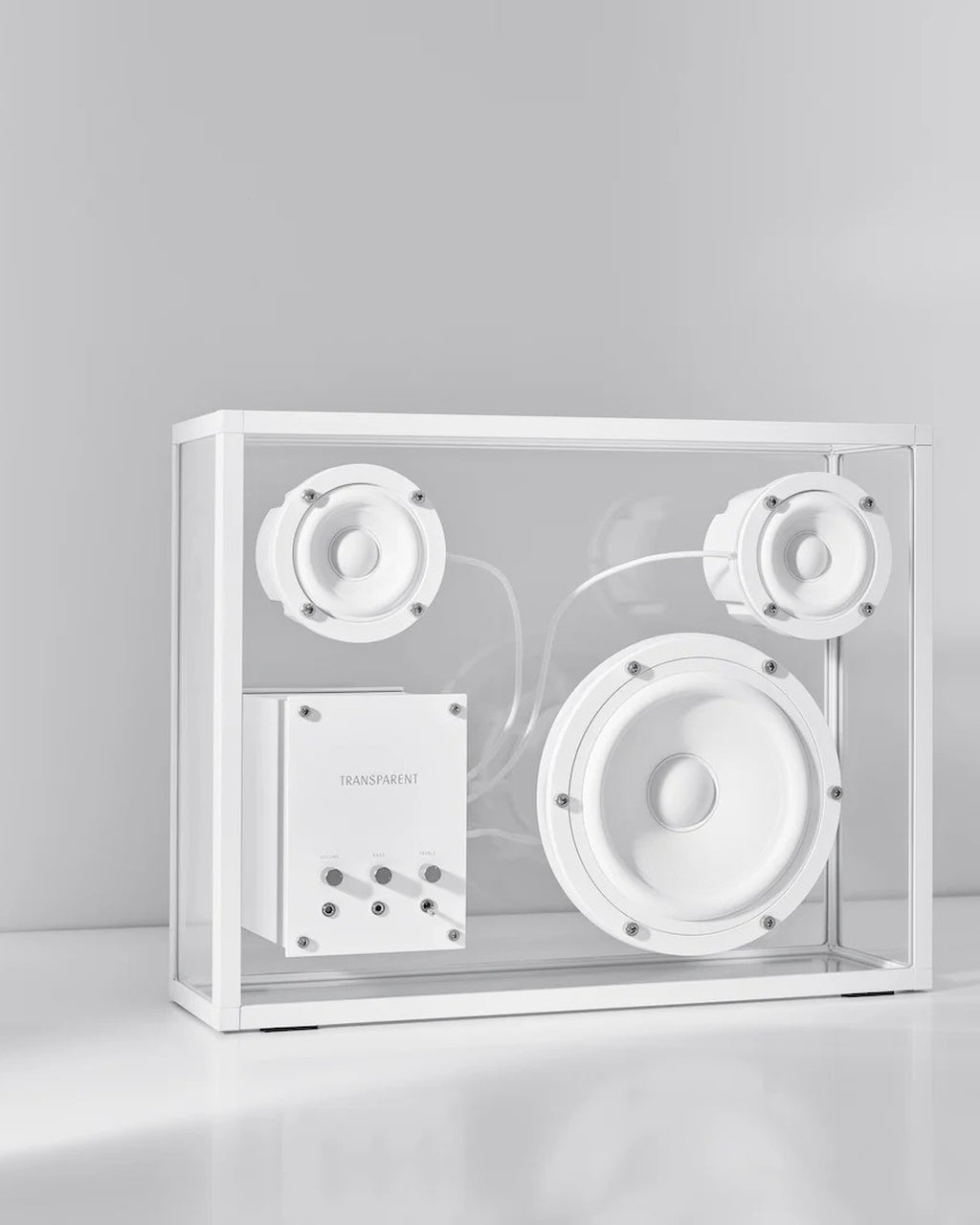 Transparent-speaker-white-1 | White