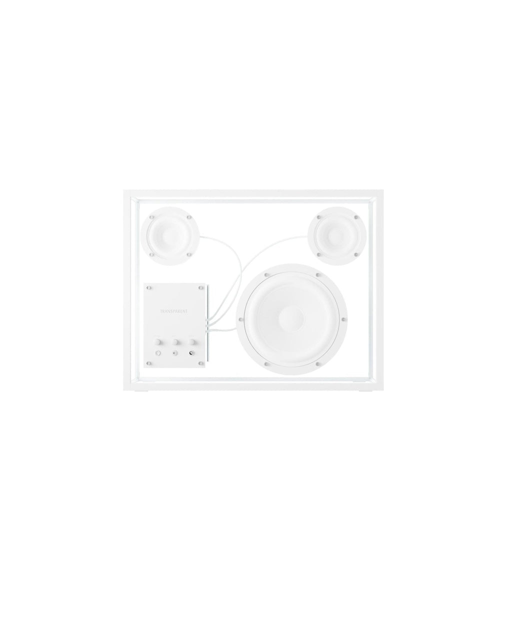 Transparent-speaker-white-1 | White