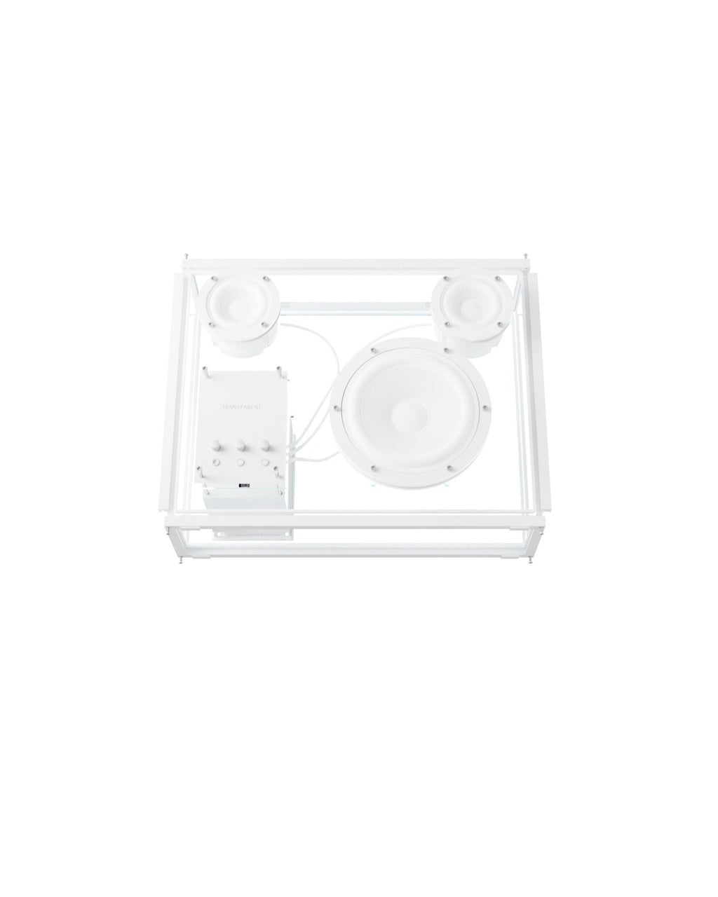 Transparent-speaker-white-1 | White