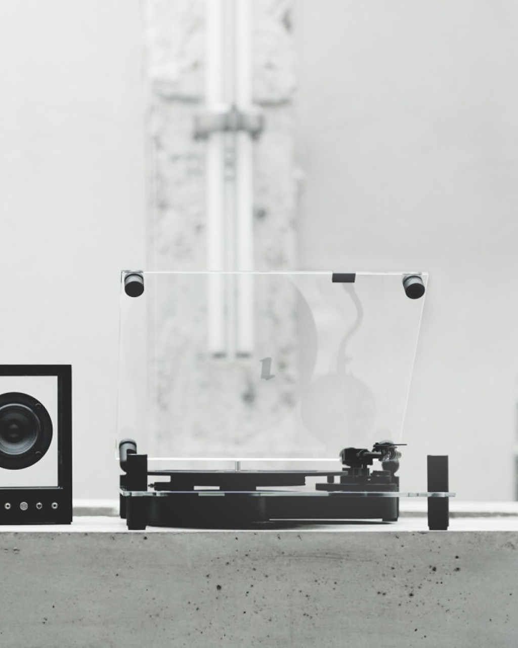 Transparent Turntable - Black