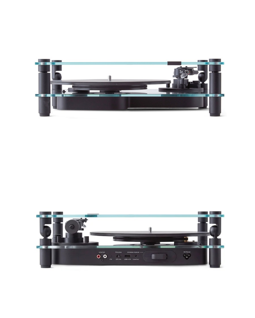 Transparent Turntable - Black