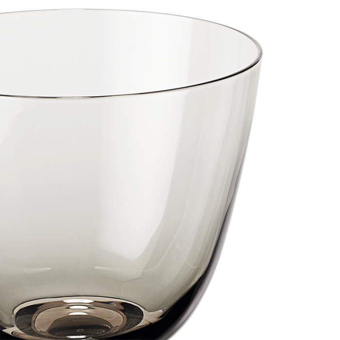 Holmegaard Flow Tumbler on foot, 11.8 Oz, 1 Pcs.