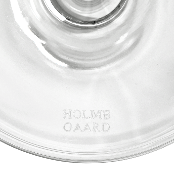 Holmegaard Cabernet Lines Cocktail Glass, Clear, 9.8 Oz, 2 Pcs.