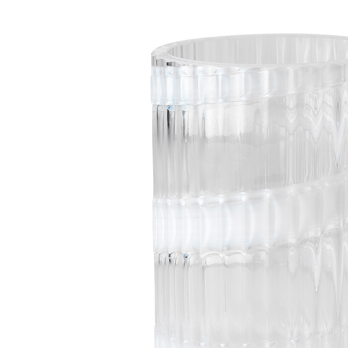Lyngby Porcelæn Lyngby Vase, Swirl White