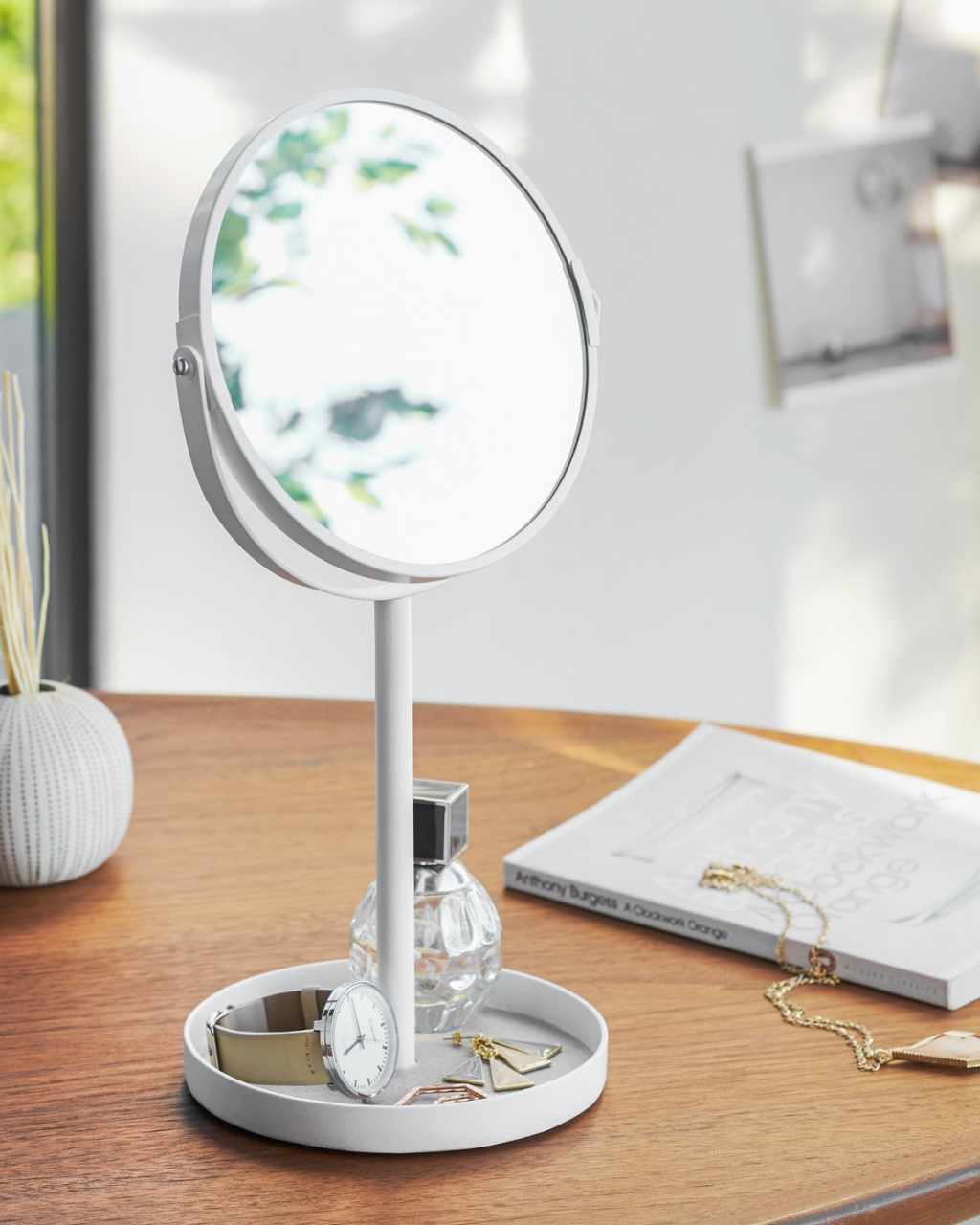 Yamazaki Home Vanity Mirror | White