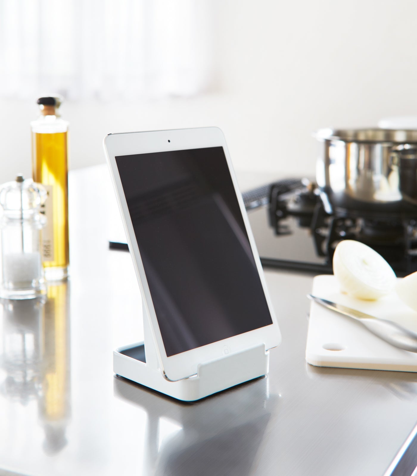 Yamazki Lid & Ladle Stand - Steel 