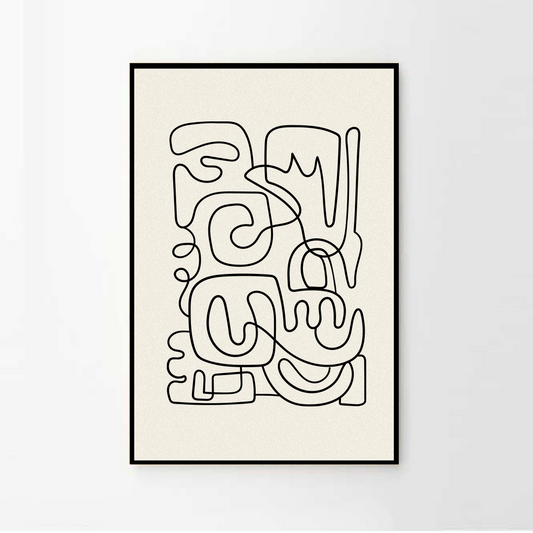 Sandgrain Studio Squiggle Art Print