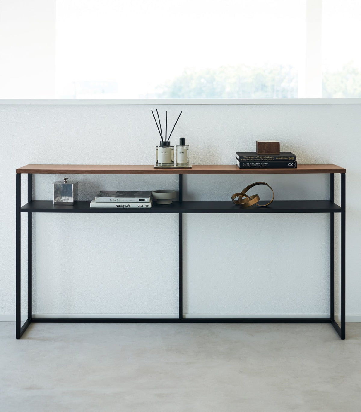 Long Console Table - Steel