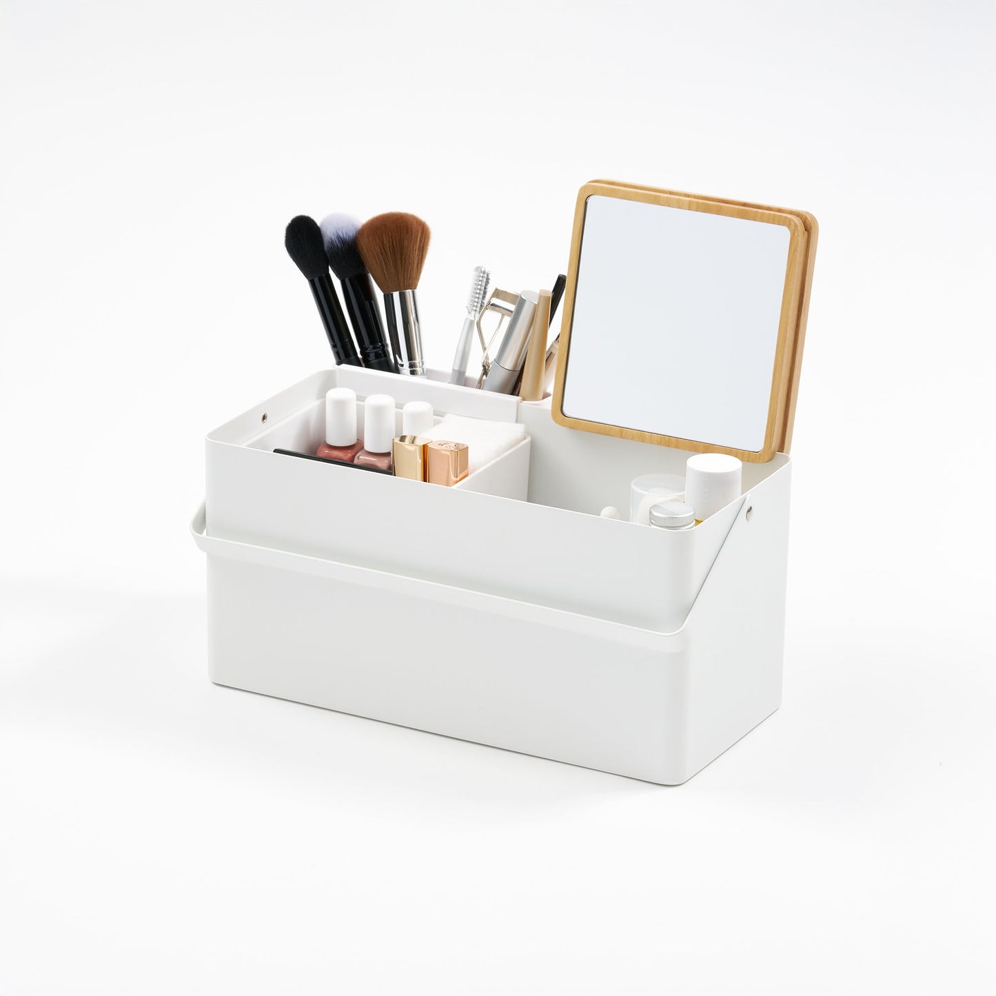 Yamazaki Home Makeup Organizer with Mirror