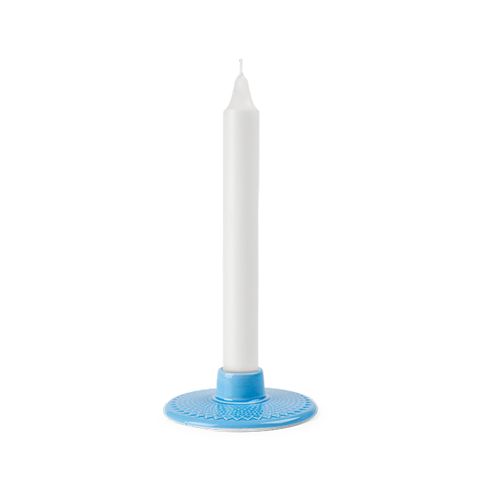 Lyngby Porcelæn Rhombe Color Candleholder, Ø: 4.1"