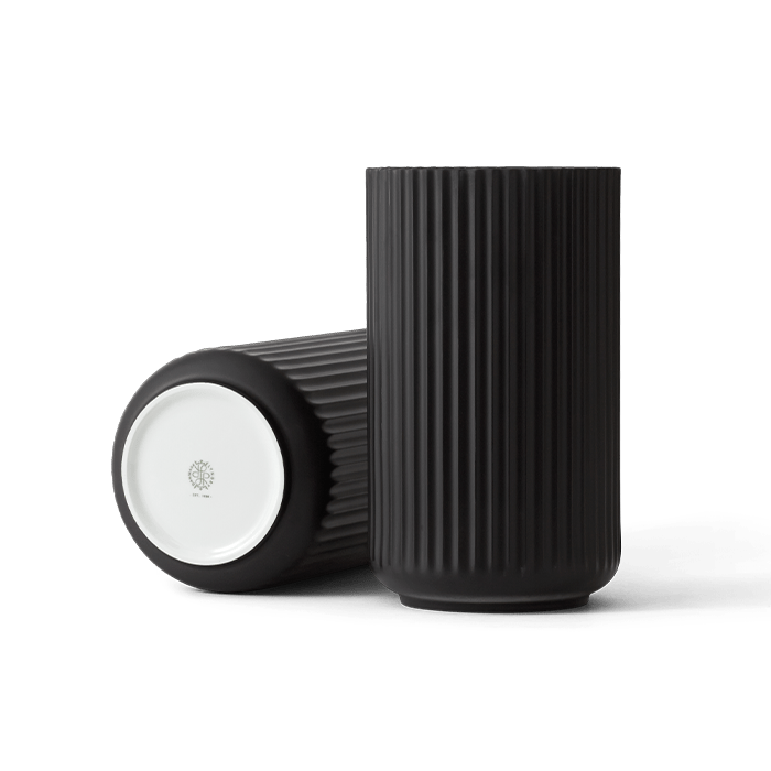 Lyngby Porcelæn Vase, Black