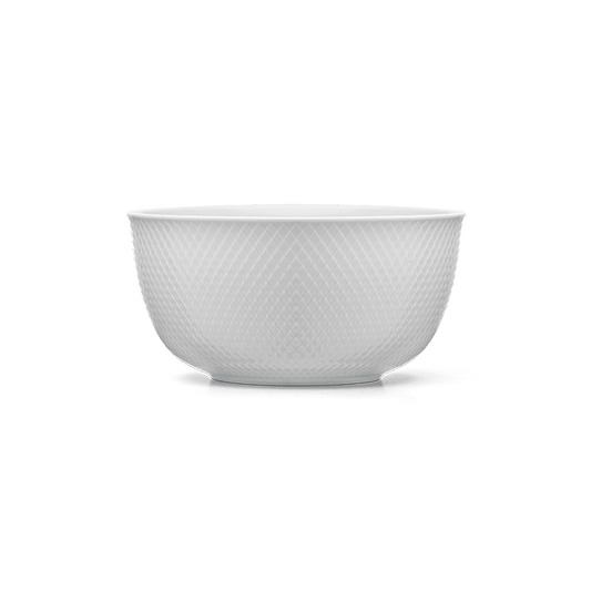 Lyngby Porcelæn Rhombe Bowl, White