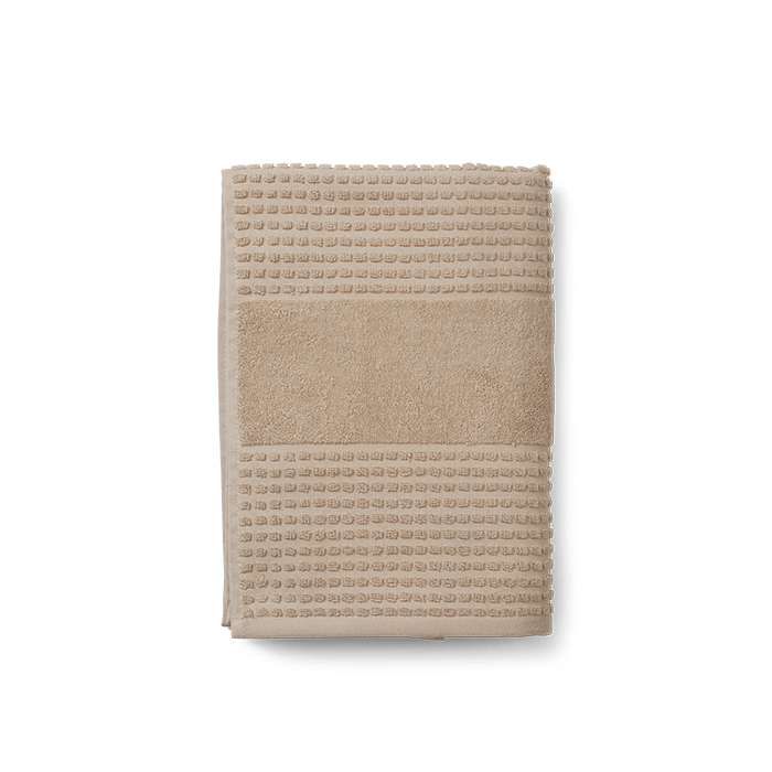 JUNA Check Towels, Sand