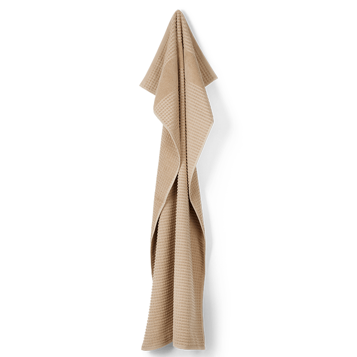 JUNA Check Towels, Sand