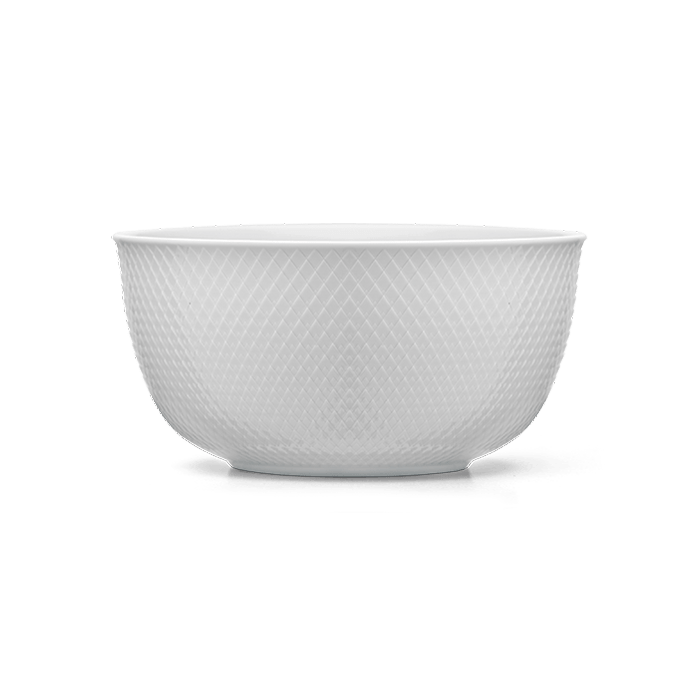 Lyngby Porcelæn Rhombe Bowl, White