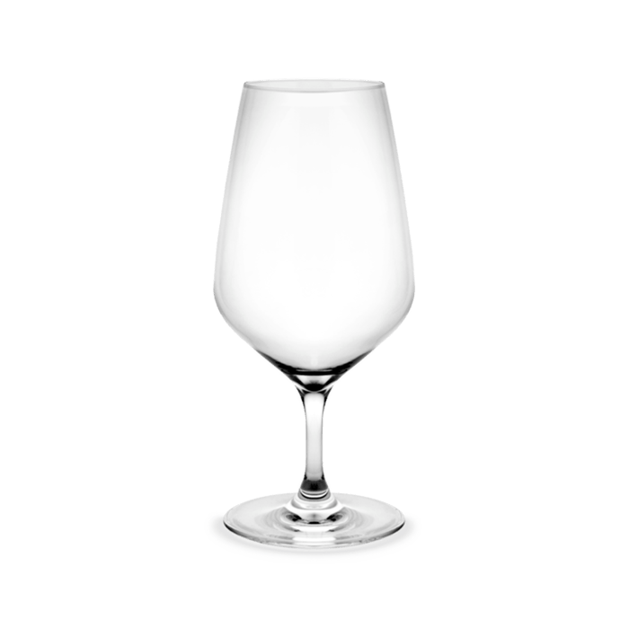 Holmegaard Cabernet Beer Glass, Clear, 21.6 Oz, 6 Pcs.