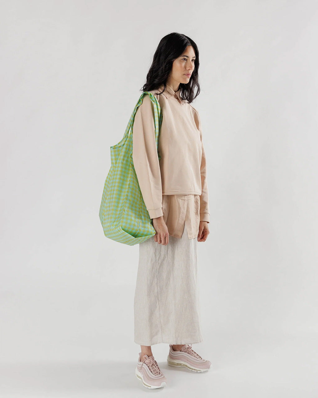 | Mint Pixel Gingham