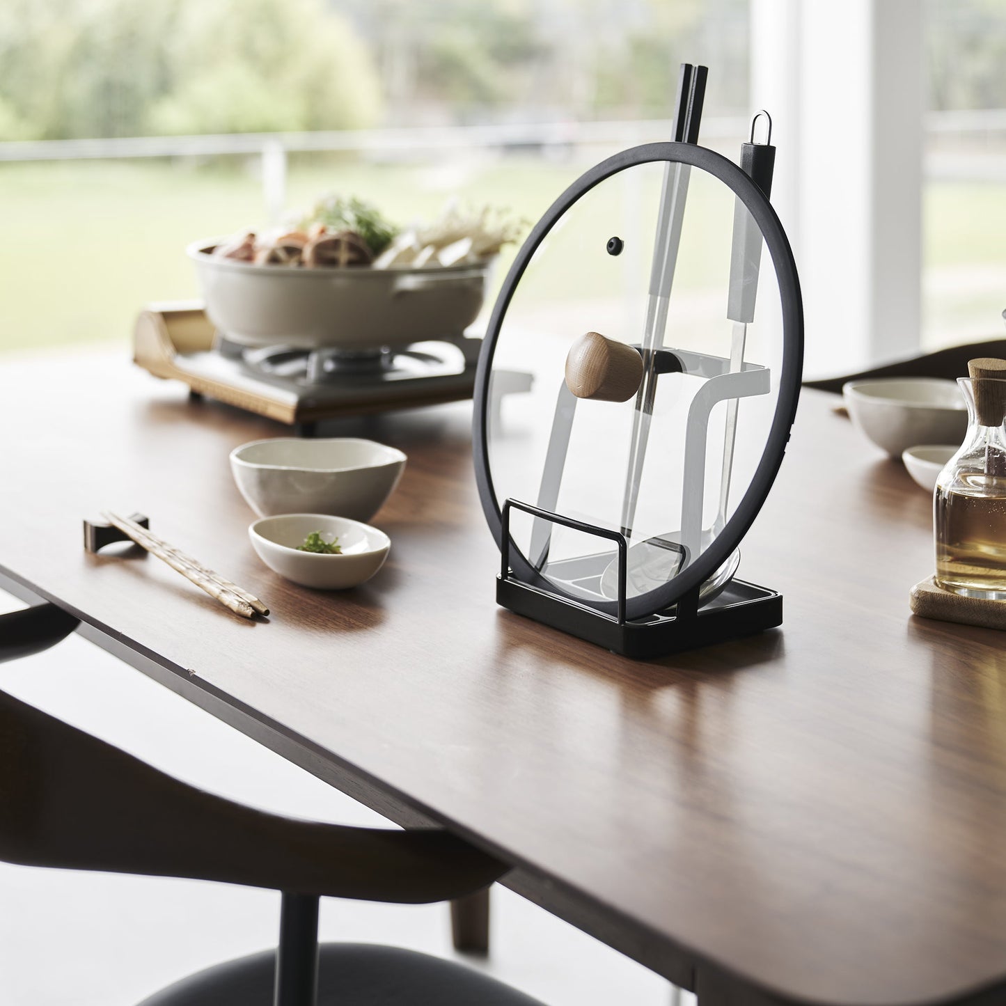 Yamazaki Home Large Lid and Ladle Stand