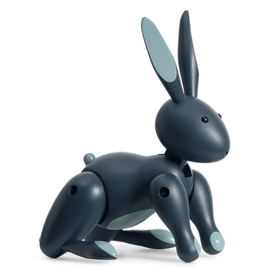Kay Bojesen Rabbit, Painted Beech, H: 6.3"