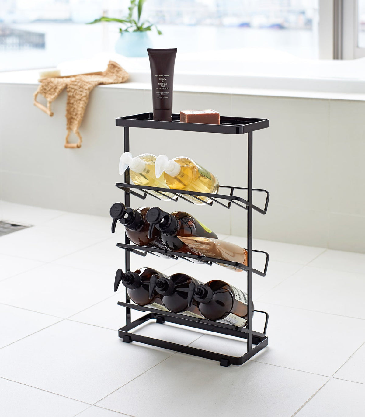 Four-Tier Shower Caddy (17" H)  - Steel