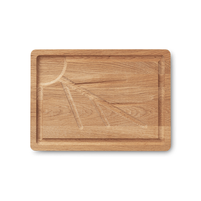 Kay Bojesen Menageri Chopping Board, Oak, W: 15.7"