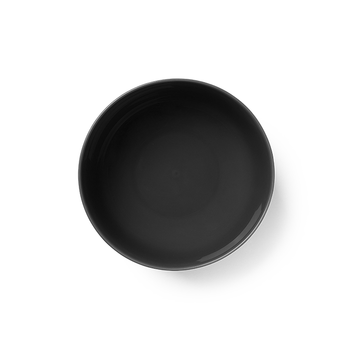 Lyngby Porcelæn Rhombe Earth Bowl, Slate, Ø: 4.3"
