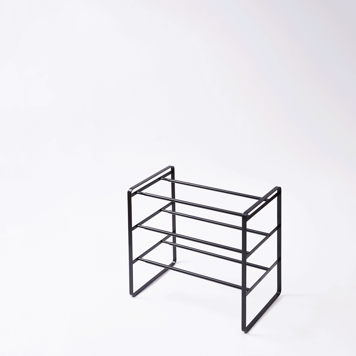 Three-Tier Expandable Shoe Rack (18" H)  - Steel