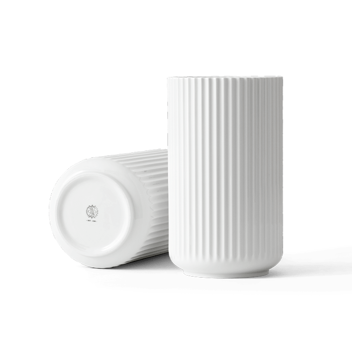 Lyngby Porcelæn Vase, White