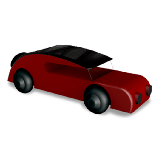 Kay Bojesen Sedan, Black/Red