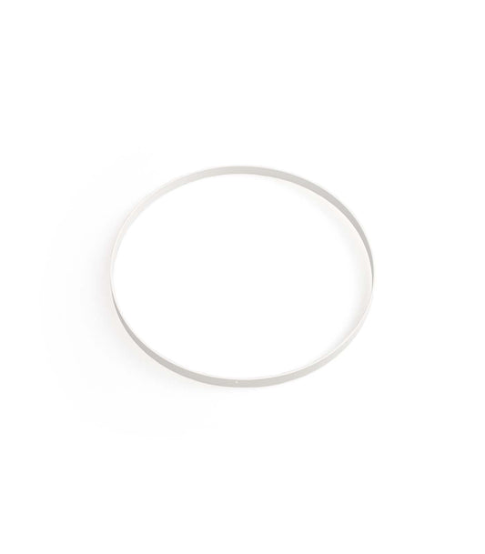 Yamazaki Home Rin Replacement Liner Ring for Round Trash Can, white replacement round steel liner ring