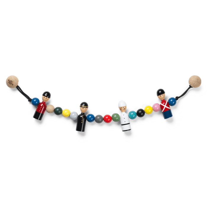 Kay Bojesen Pram Chain, Multi, H: 4.1"