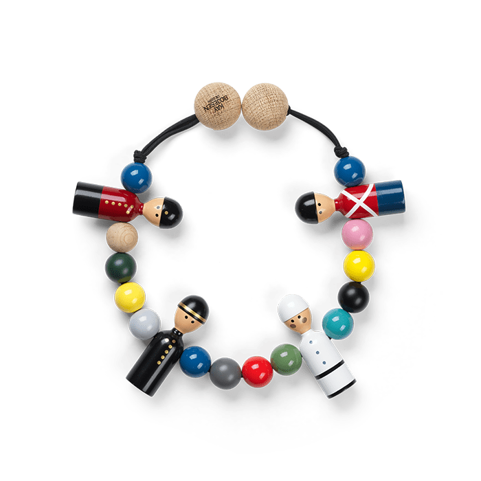 Kay Bojesen Pram Chain, Multi, H: 4.1"