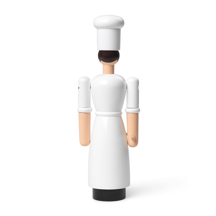Kay Bojesen Cook Girl, White, H: 6.9"