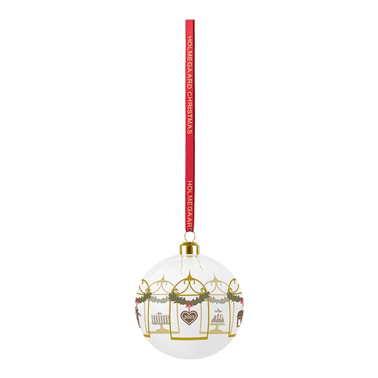Holmegaard Annual Christmas Bauble, Clear, H: 3.1"
