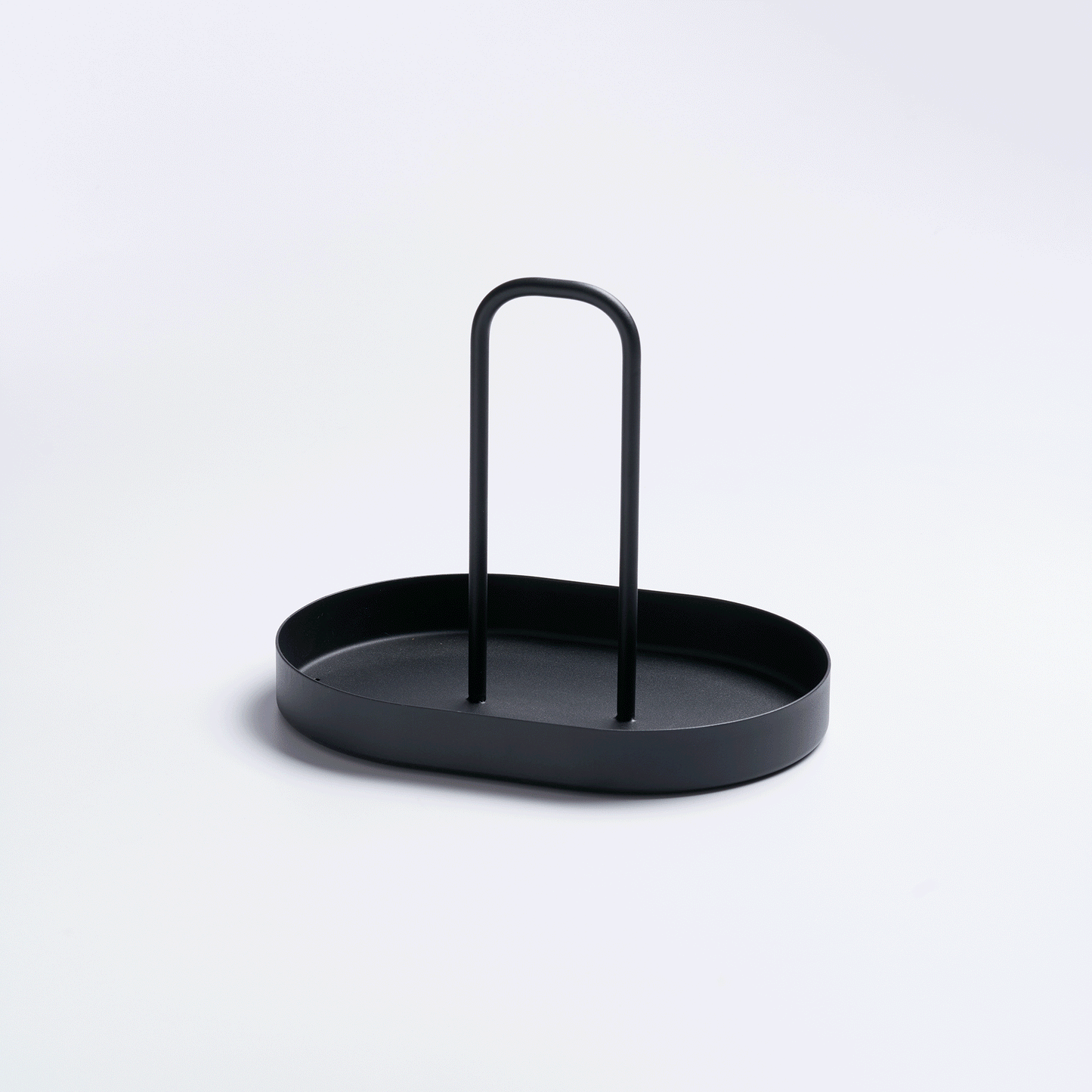 Vanity Tray with Handle - Steel