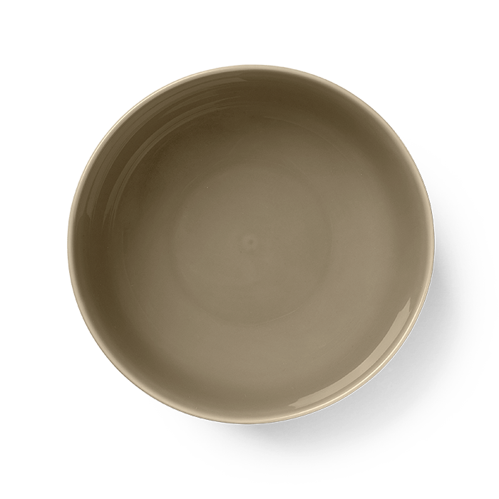 Lyngby Porcelæn Rhombe Earth Bowl, Clay, Ø: 6.1"