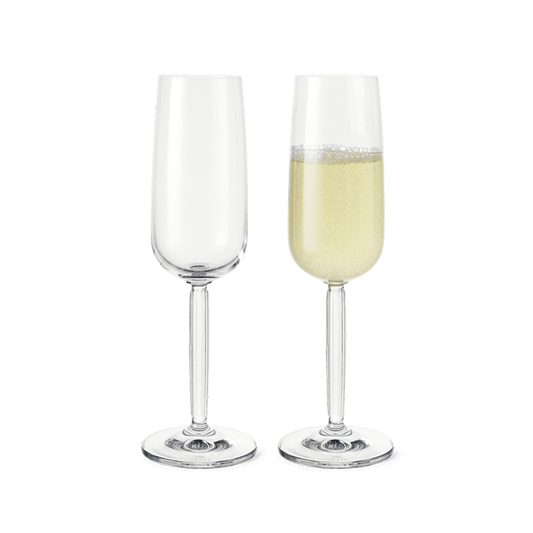 Kähler Hammershøi Champagne glass, 8.1 Oz., 2 Pcs.