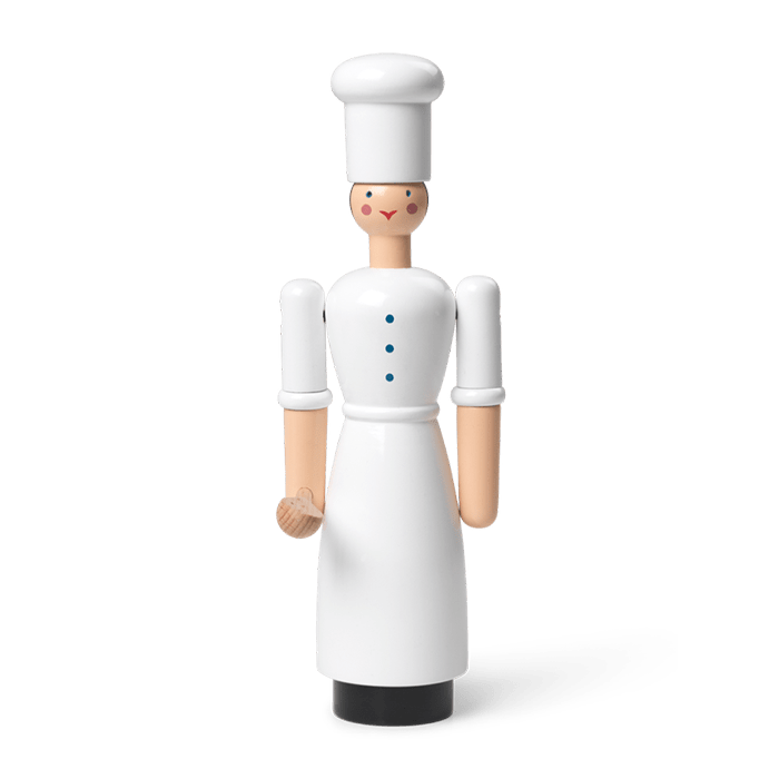 Kay Bojesen Cook Girl, White, H: 6.9"