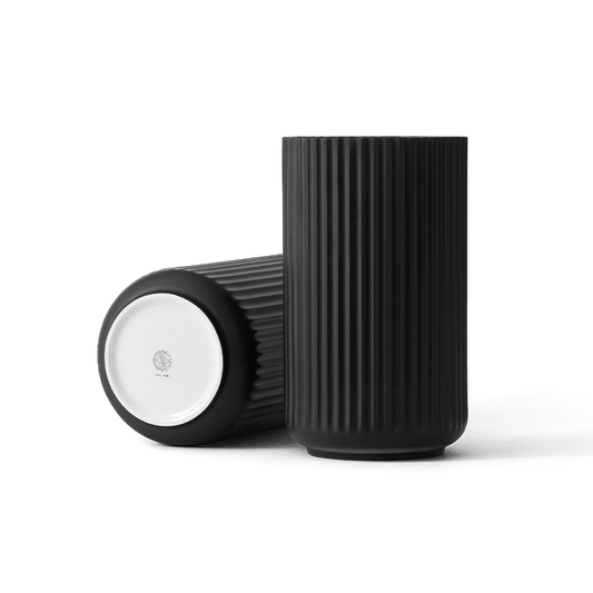 Lyngby Porcelæn Vase, Black