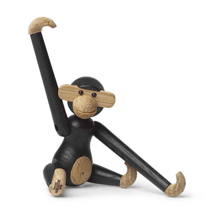 Kay Bojesen Monkey, Dark Stained Oak, Mini
