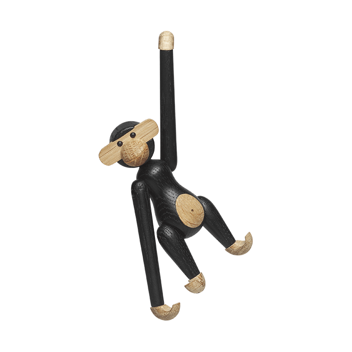 Kay Bojesen Monkey, Dark Stained Oak, Mini