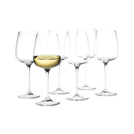 Holmegaard Bouquet Dessert Wine Glass, Clear, 10.8 Oz, 6 Pcs.