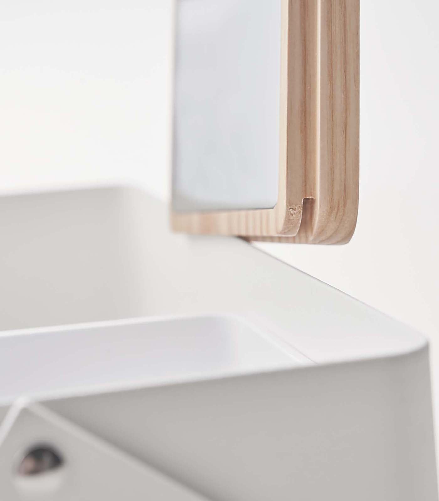 Yamazaki Home Makeup Organizer with Mirror