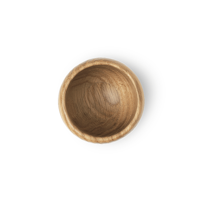 Kay Bojesen Menageri Egg cup, Oak, H: 2.2", 2 Pcs.