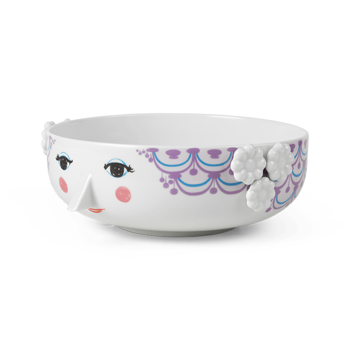 Bjørn Wiinblad Eva Bowl, Purple, Ø: 9.4"
