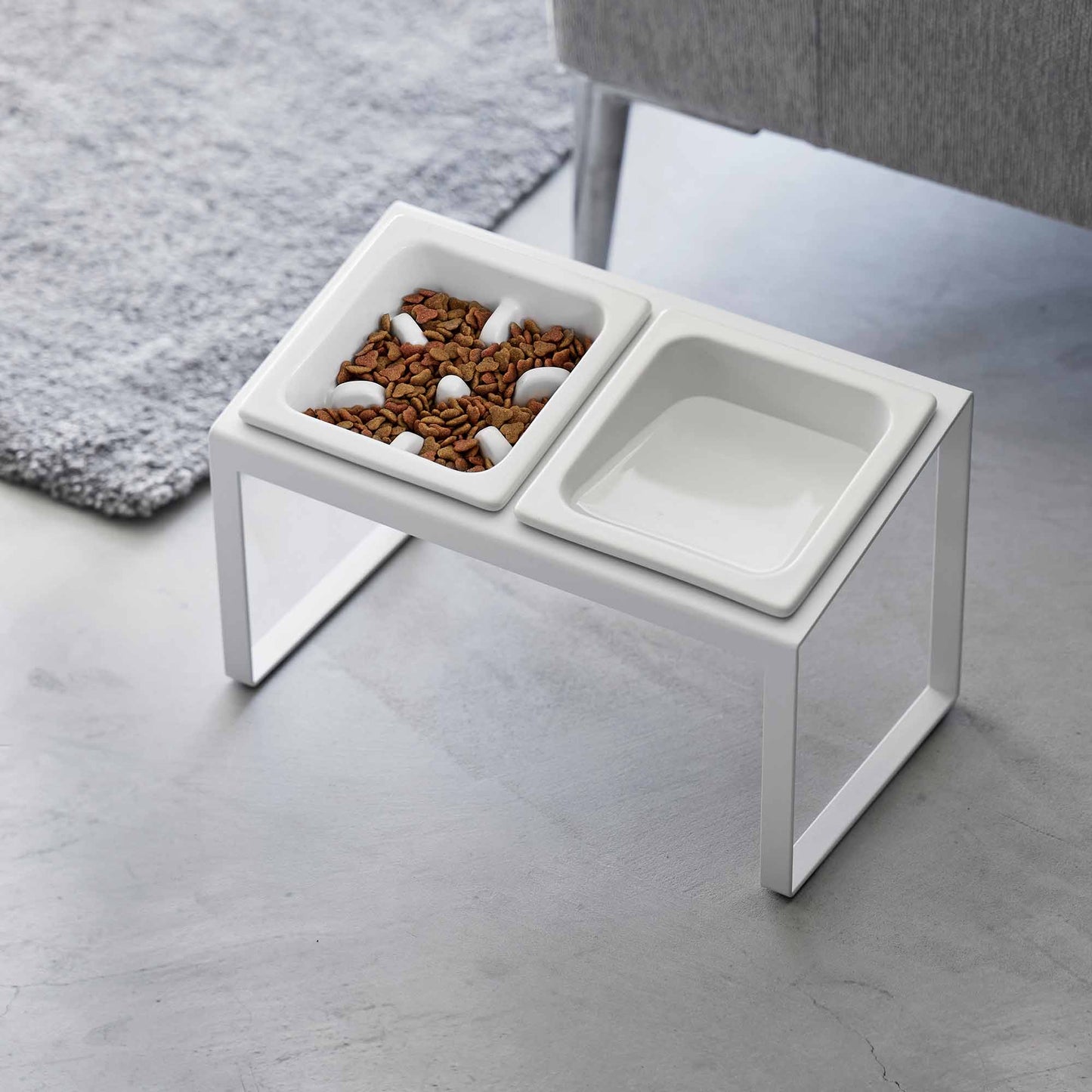 Yamazaki Home Slow Feeder Pet Bowl