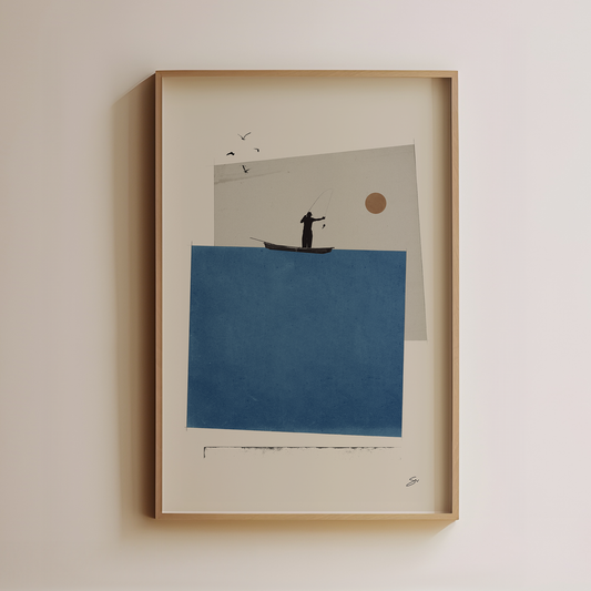 Sandgrain Studio Fishing Art Print